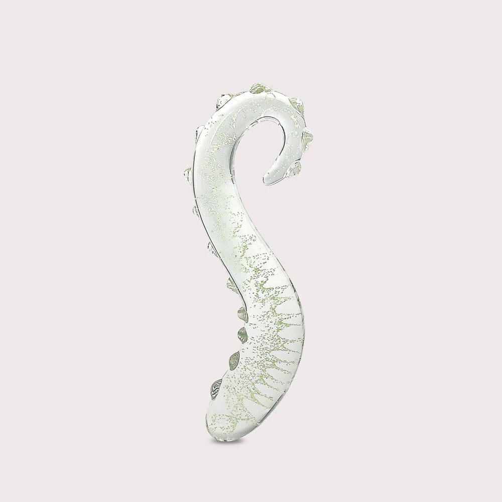 Glow In the Dark Glass Tentacle Dildo