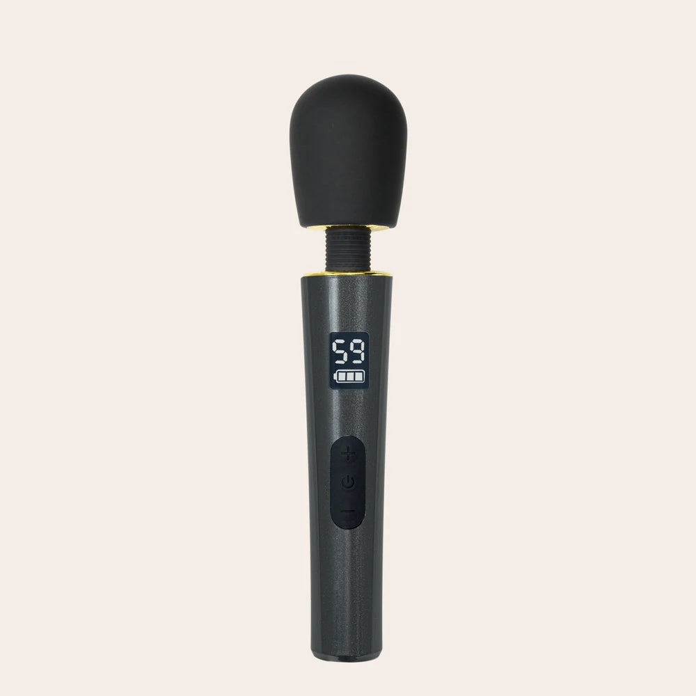 LED Display Vibrating Wand Pro Compact Funzze LED Display Vibrating Wand Pro Compact Funzze