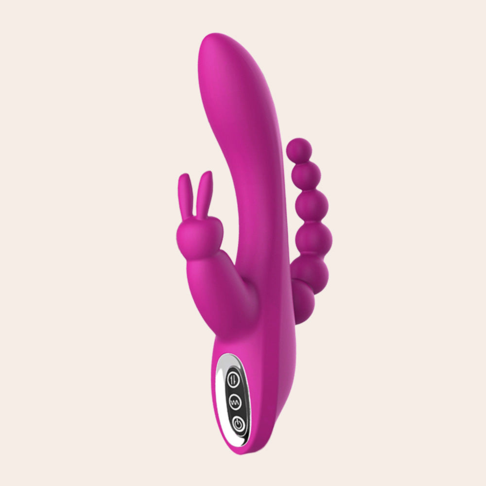 3-in -1 G-Spot Rabbit Anal Vibrator Funzze 3-in -1 G-Spot Rabbit Anal Vibrator Funzze
