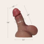 Realistic Silicone Dildo 5.6"