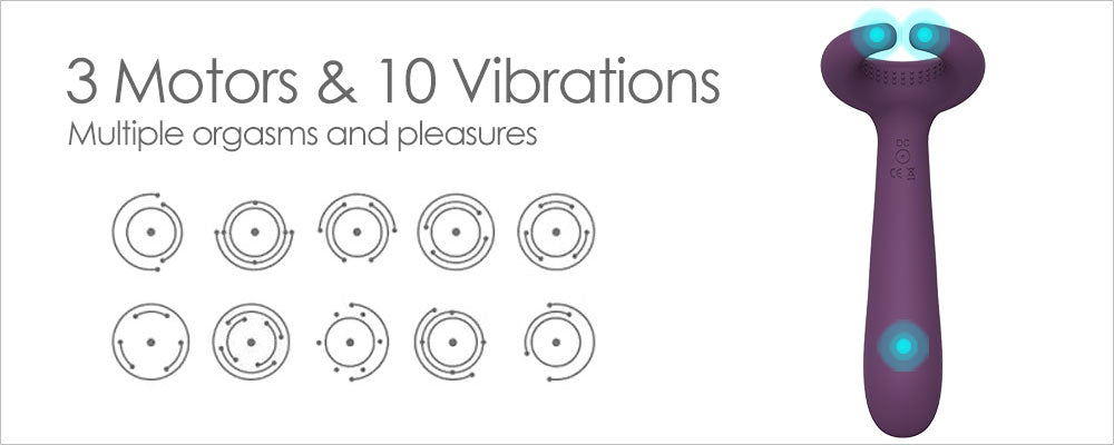 3 Motors With 10 Vibrations