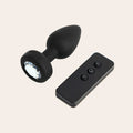 Vibrating Jewel Butt Plug