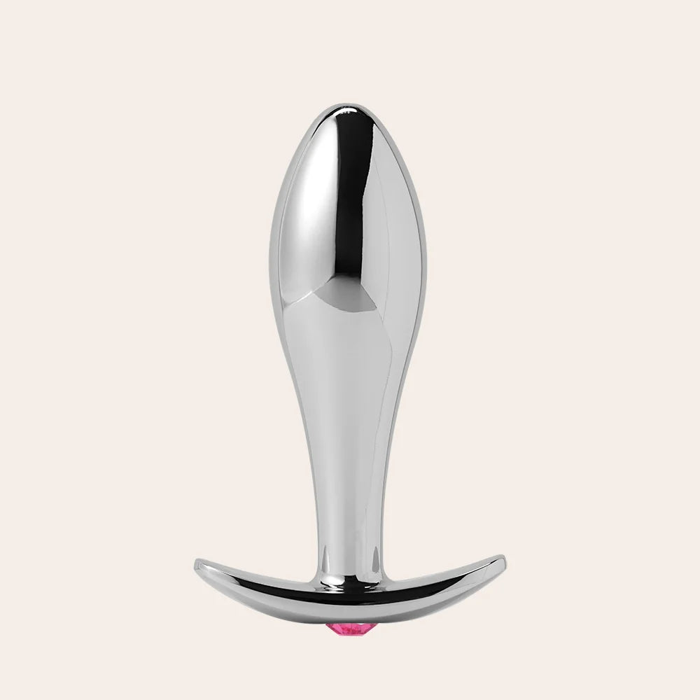 Metal Butt Plug with Anchor Base Funzze Metal Butt Plug with Anchor Base Funzze