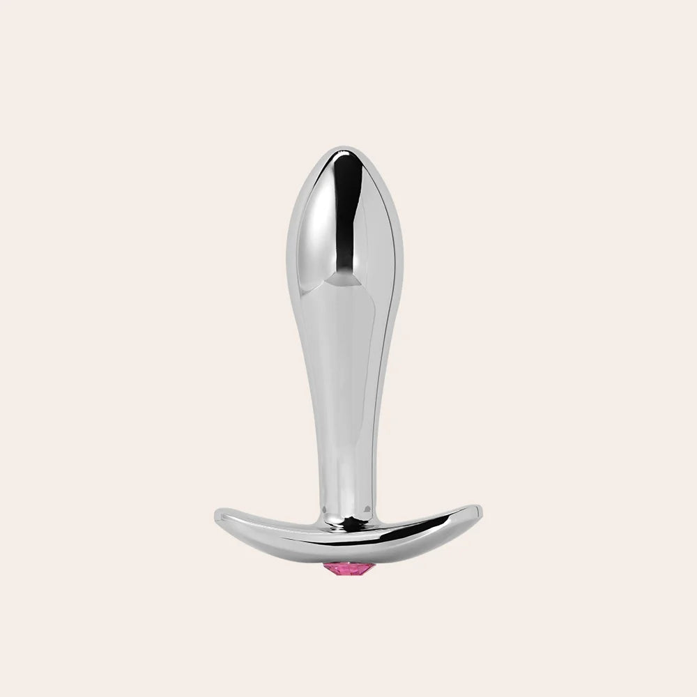 Metal Butt Plug with Anchor Base Funzze Metal Butt Plug with Anchor Base Funzze