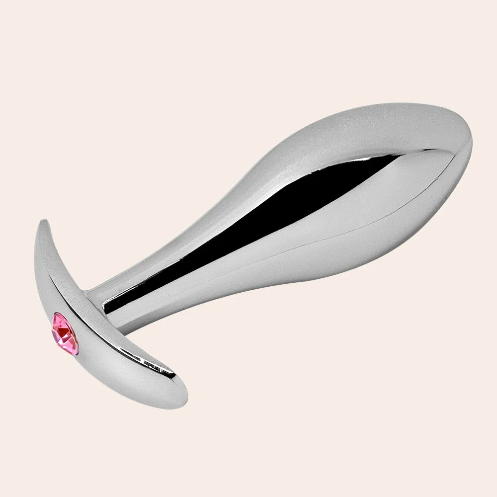 Metal Butt Plug with Anchor Base