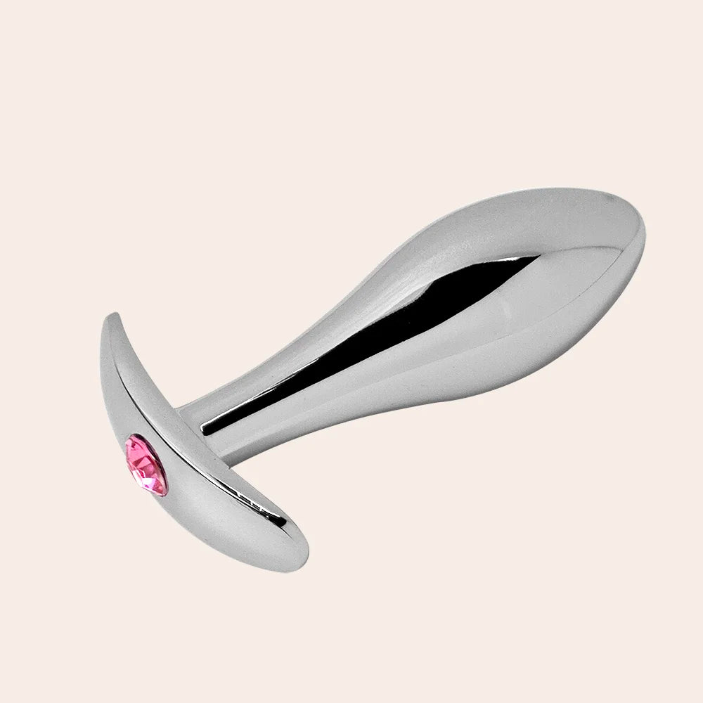 Metal Butt Plug with Anchor Base