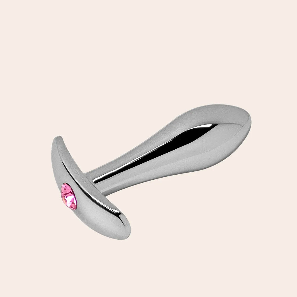 Metal Butt Plug with Anchor Base Funzze Metal Butt Plug with Anchor Base Funzze