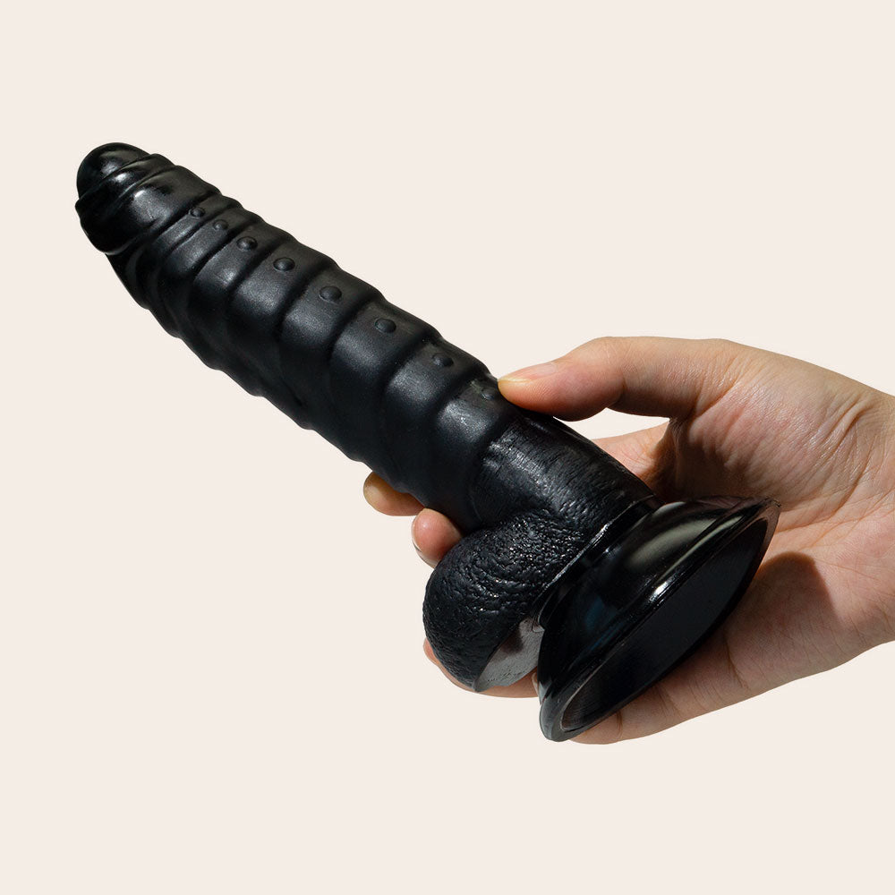 7.7 Inch Black Fantasy Dildo Funzze 7.7 Inch Black Fantasy Dildo Funzze