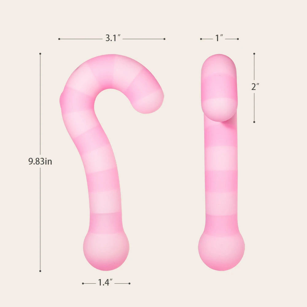 Candy Cane Double-ended Vibrator