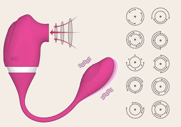 Sucking & Vibrating Dual Stimulation