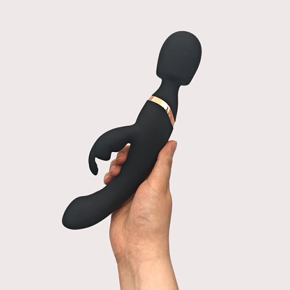 Double-ended Rabbit Wand Vibrator