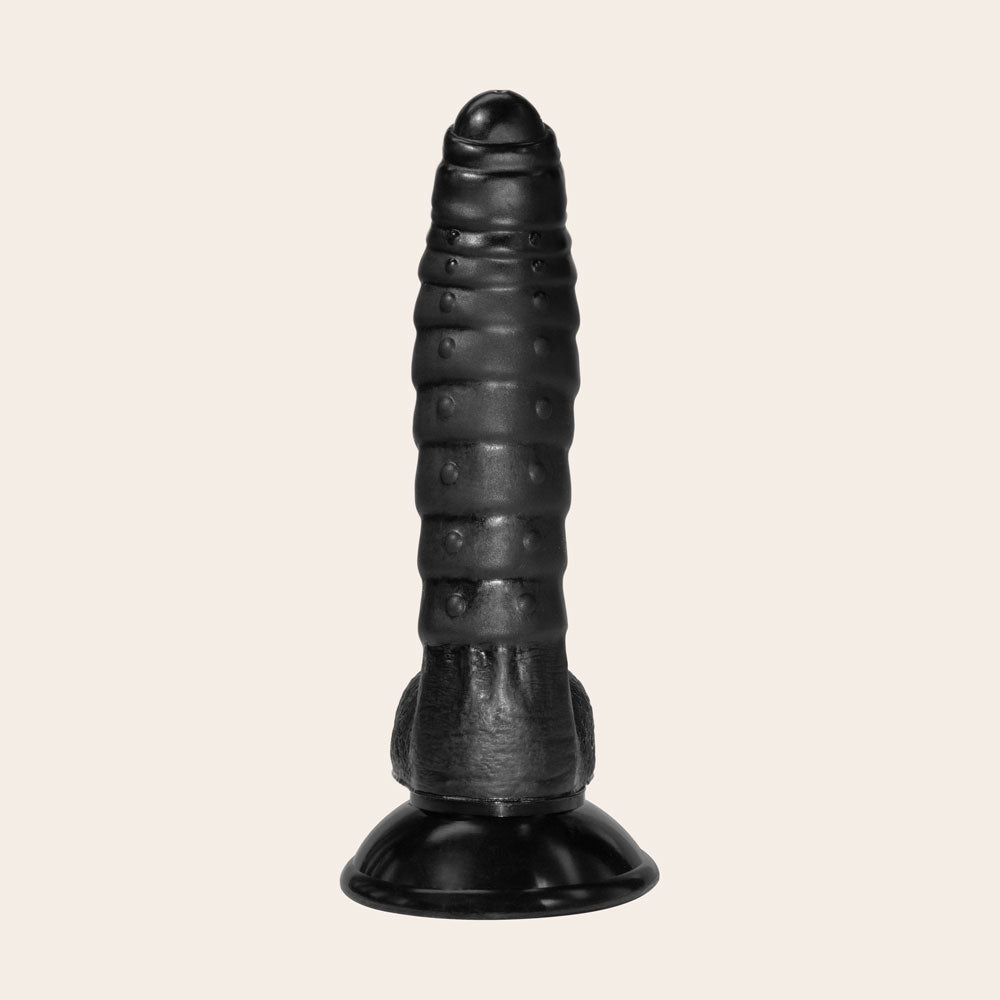 funzze-9-inch-black-fantasy-dildo-back