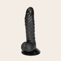 FUNZZE-9-INCH-BLACK-FANTASY-DILDO