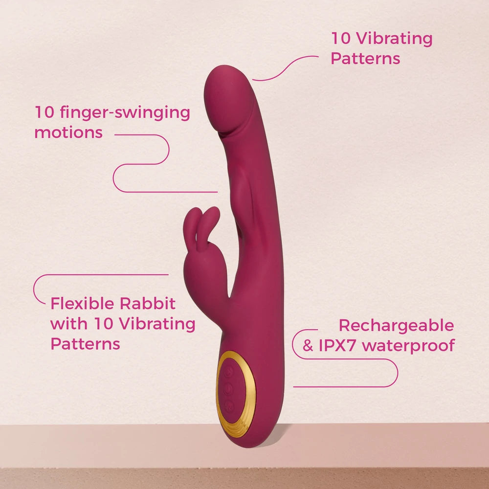 G-spot Flicking Rabbit Vibrator