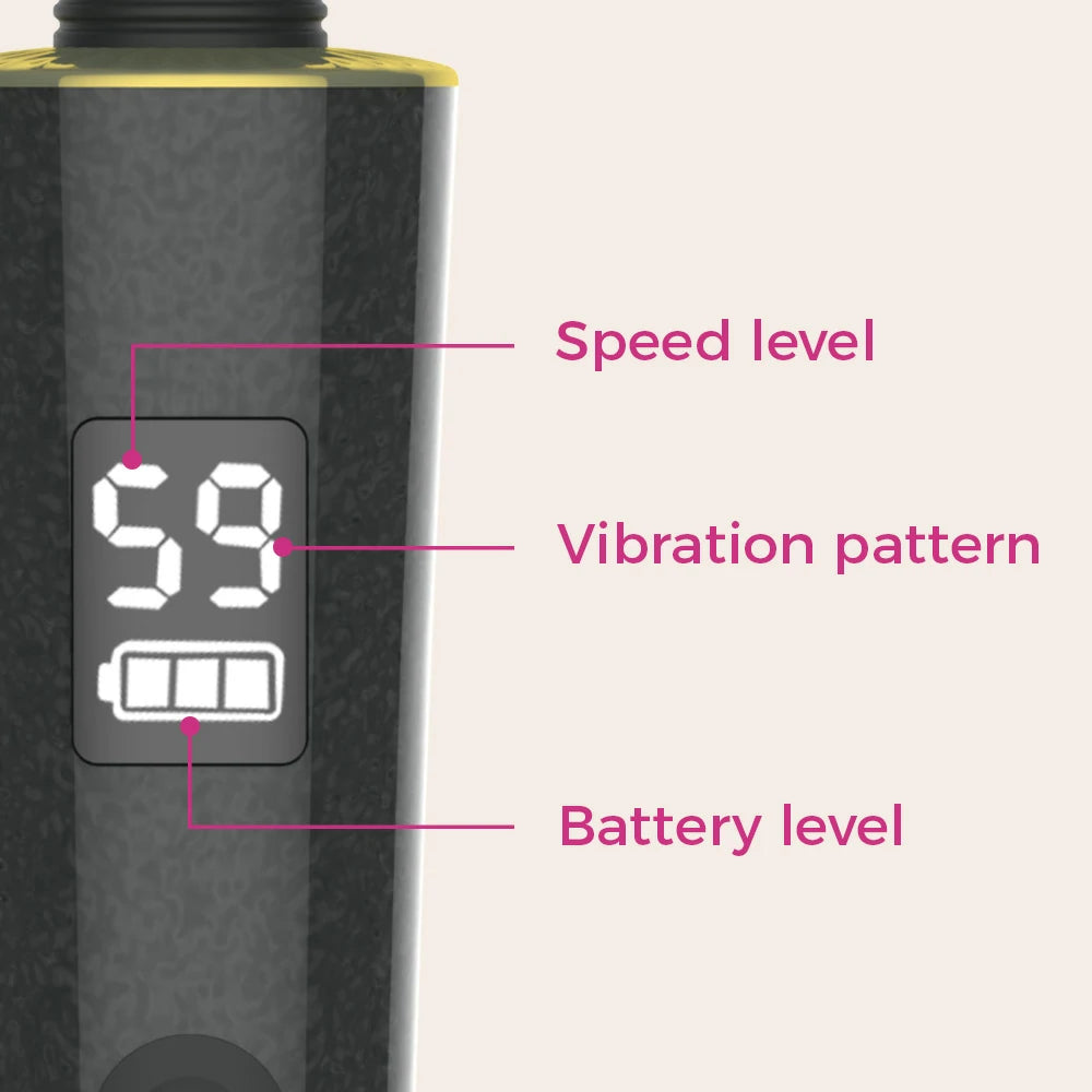 LED Display Vibrating Wand Pro Compact