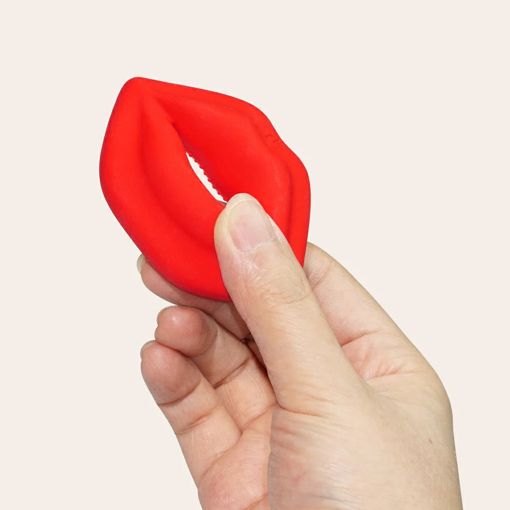 Lip-shaped Vibrating Nipple Clamps Funzze Lip-shaped Vibrating Nipple Clamps Funzze