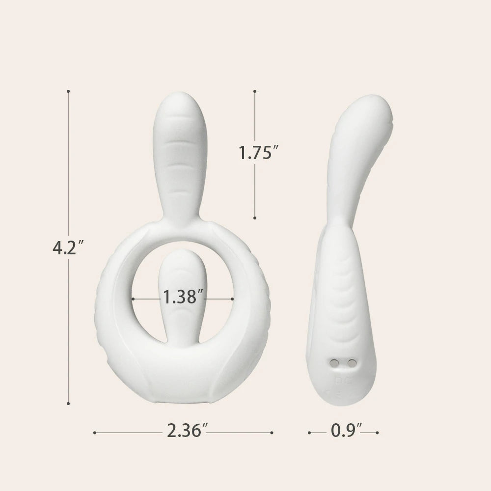 Remote Controlled Vibrating Couples Cock Ring