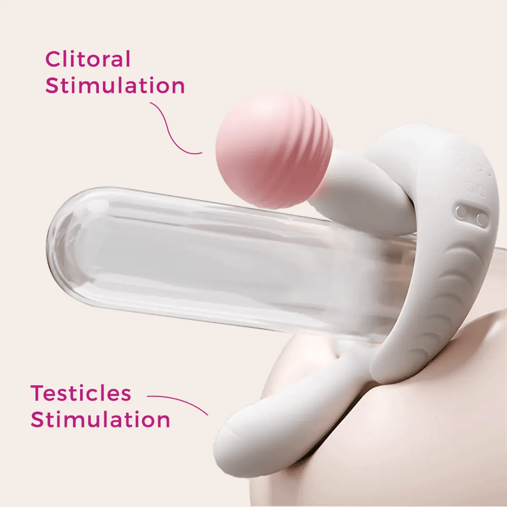 Remote Controlled Vibrating Couples Cock Ring