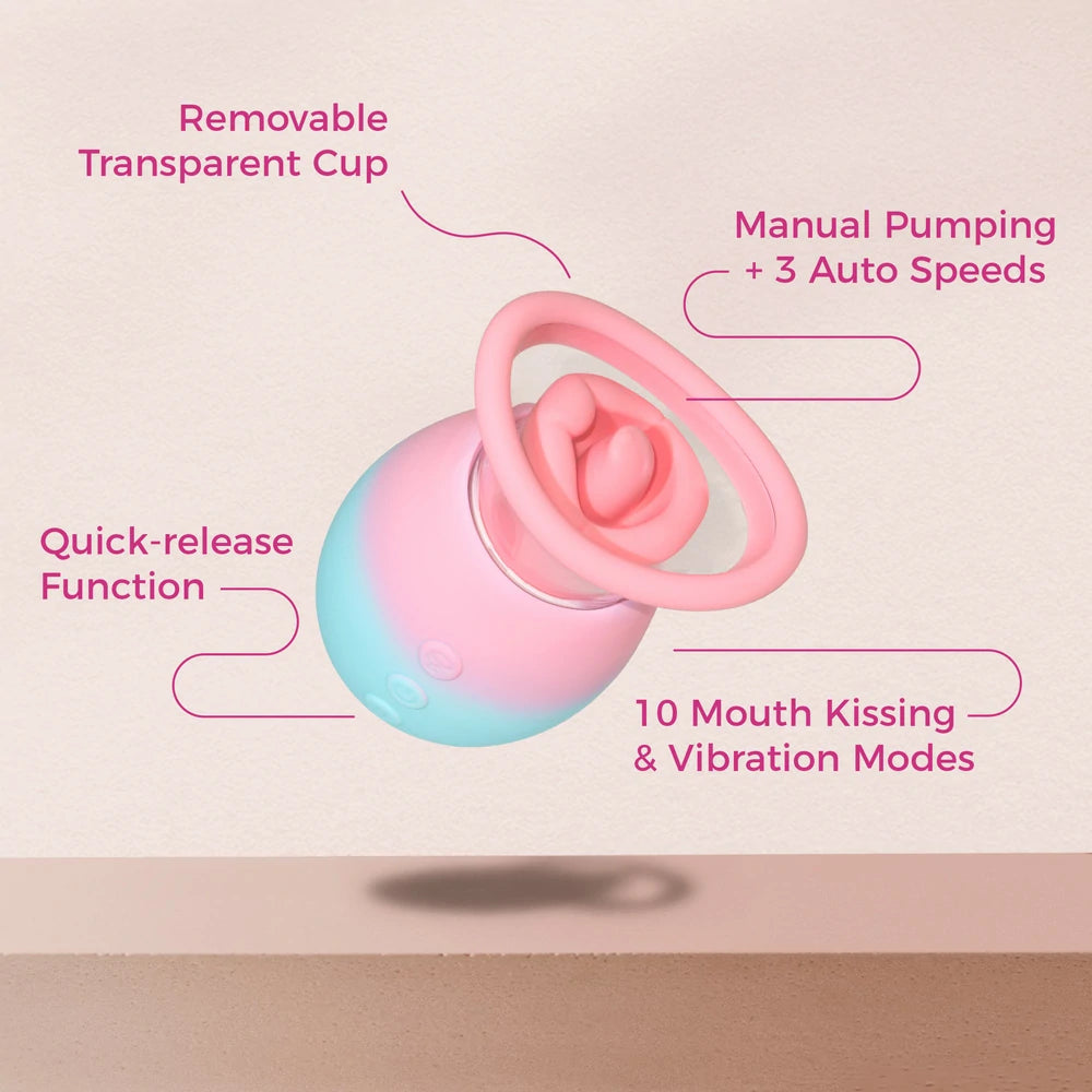 Suck & Kiss Vibrating Pussy Pump