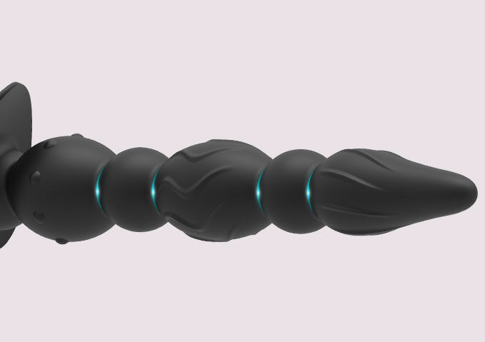 5 Textured Anal Beads
