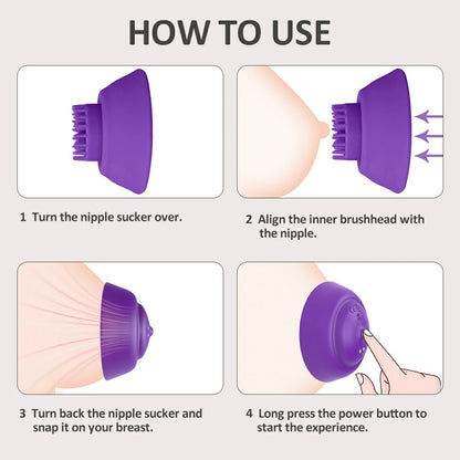 Vibrating Nipple Suckers