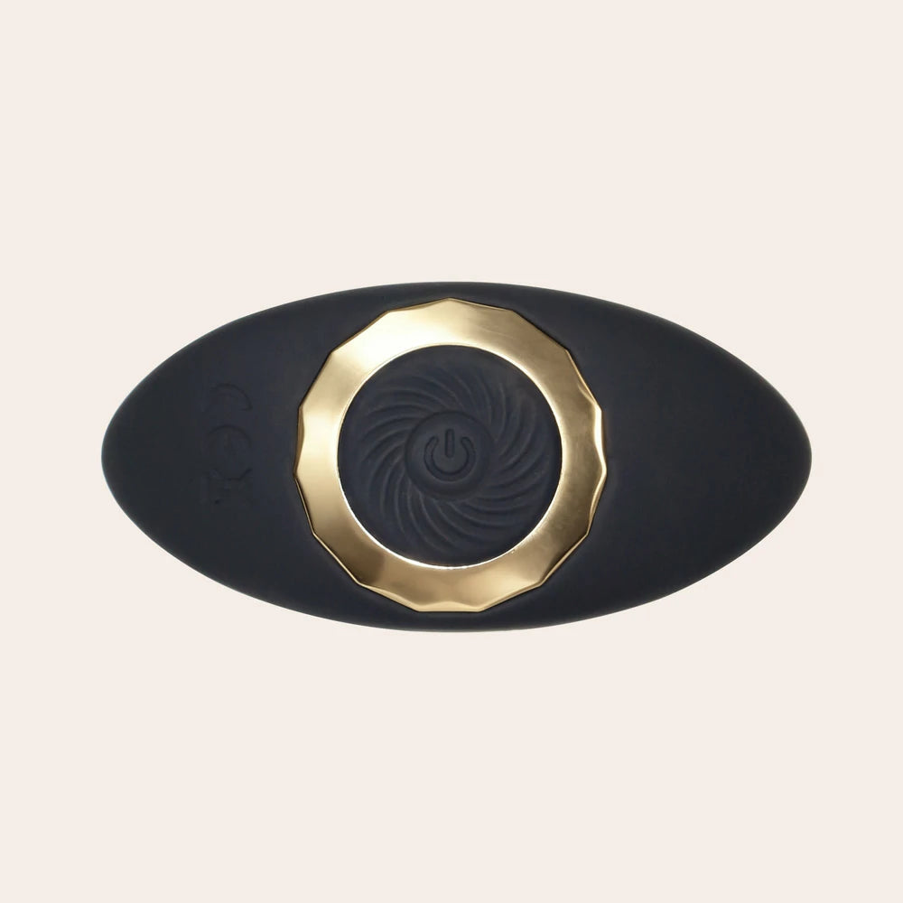 Vibrating Silicone Butt Plug with Flared Base