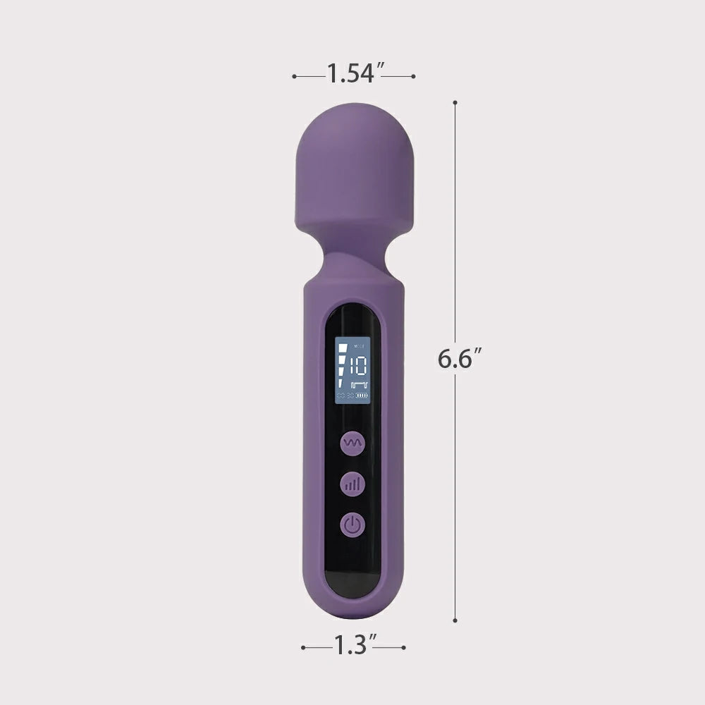 Vibrating Wand With 3 Attachments