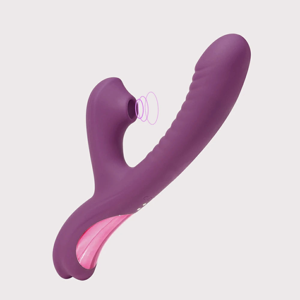 Wiggling & Sucking Rabbit Vibrator