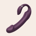 Double-ended bendable vibrator with G-spot wiggling