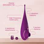 2-in-1 Clitoris Pinpoint Stimulator