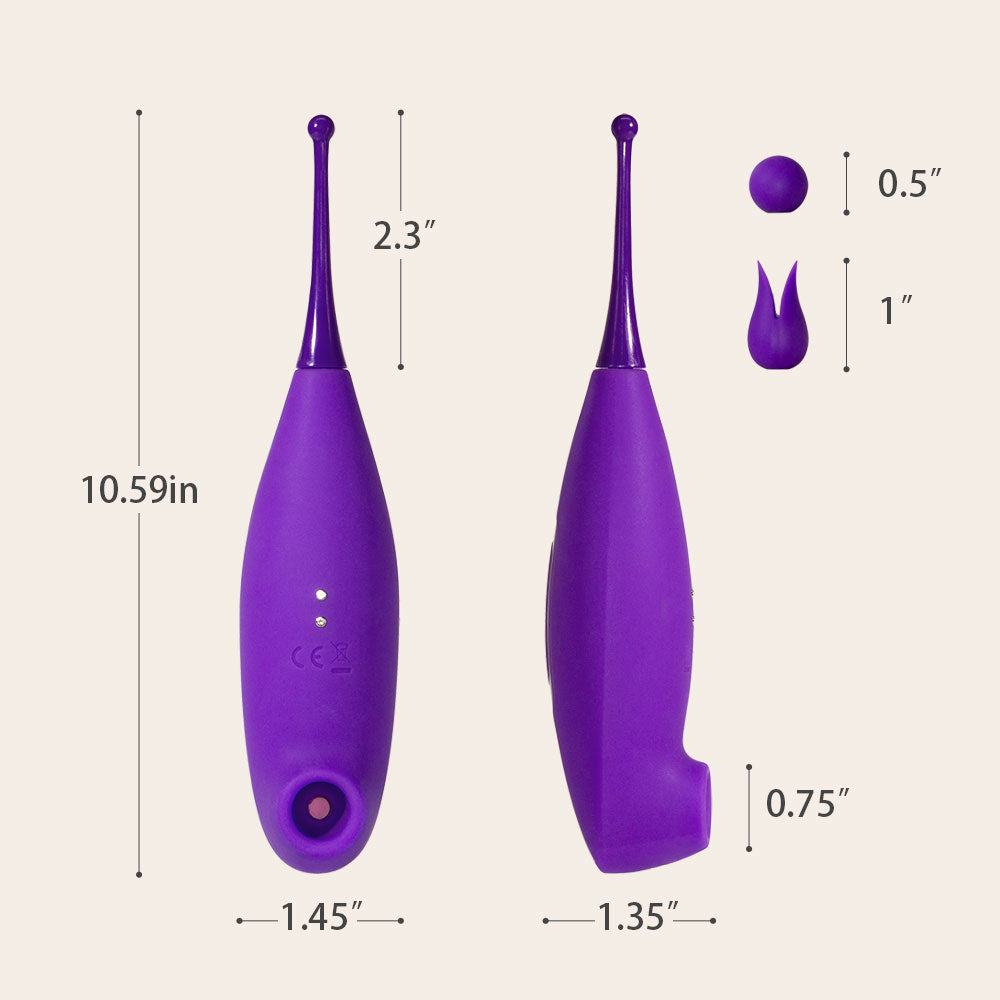 2-in-1 Clitoris Pinpoint Stimulator Funzze 2-in-1 Clitoris Pinpoint Stimulator Funzze
