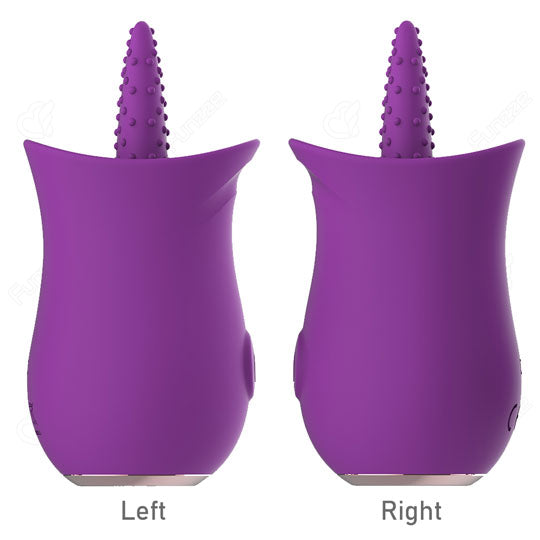 Oral Tongue Vibrator G Spot Clitoris Stimulator Sex Toy For Women