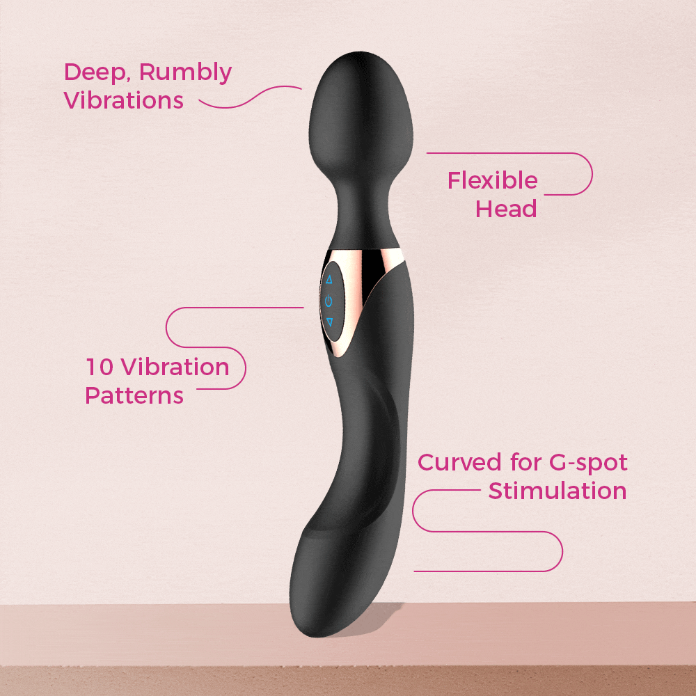 Double-headed Wand Vibrator Funzze Double-headed Wand Vibrator Funzze
